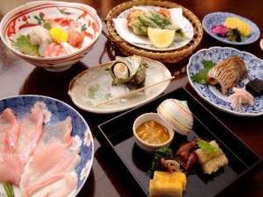 【釣り人プラン】釣ったお魚を食べられる！夕食又は朝ごはんで調理します♪【2食付き】割烹料理基本コース